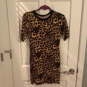 Eight Sixty Leopard Print Dress